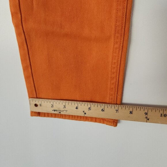 Request Jeans Orange Jeans Straight Leg Grunge Boho Y2K 90s Womens 20 (31x31) - Picture 12 of 12